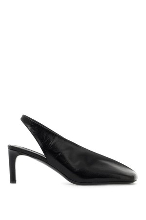 질샌더 여성 펌프스 shiny leather slingback pumps NB02