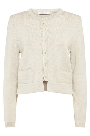 르메르 여성 가디건 Cropped cotton cardigan NB01