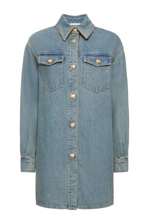 모스키노 여성 셔츠 Cotton denim shirt NB01