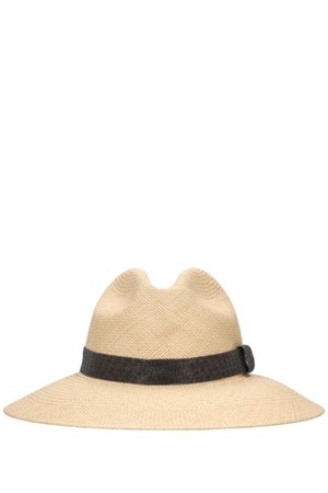 브루넬로 쿠치넬리 여성 모자 Exotic Flower straw hat NB01