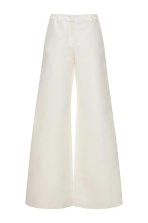 모스키노 여성 팬츠 Cotton duchesse wide pants NB01