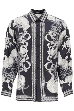 베르사체 남성 셔츠 barocco sea silk shirt NB02