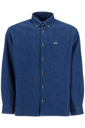 아페쎄 남성 셔츠  lightweight denim mathias shirt NB02