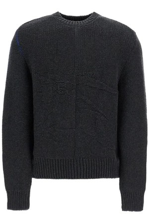 버버리 남성 스웨터 cashmere sweater with ekd design NB02