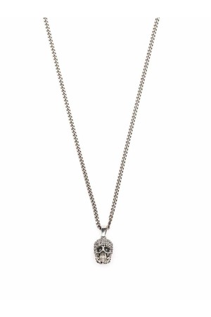 알렉산더 맥퀸 남성 목걸이 PAVE SKULL NECKLACE NB30