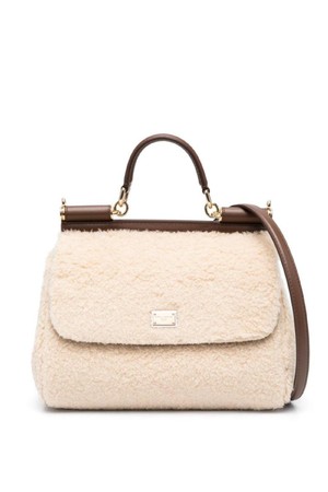 돌체앤가바나 여성 숄더백 SICILY SHEARLING LARGE TOTE BAG NB30