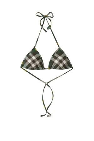 버버리 여성 수영복 CHECKED TRIANGLE BIKINI TOP NB30