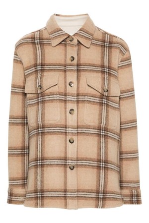 이자벨마랑 여성 자켓 FAXONA CHECKED WOOL COAT NB30