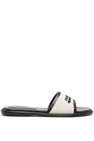 이자벨마랑 여성 샌들 VIKEE LOGO FLAT SANDALS NB30