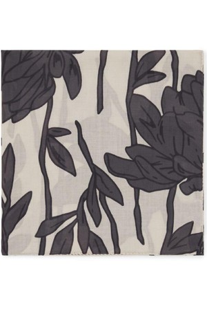 브루넬로 쿠치넬리 여성 스카프 COTTON PRINTED FOULARD NB30