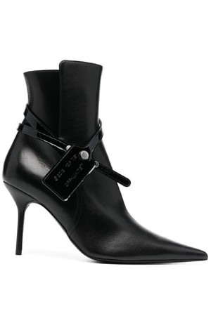 오프화이트 여성 부츠 LEATHER ANKLE BOOTS NB30