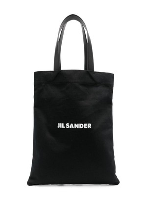 질샌더 남성 토트백 LOGO LINEN AND COTTON TOTE BAG NB30