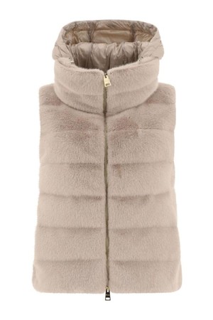 에르노 여성 자켓 FAUX FUR DOWN VEST NB30