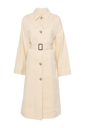 토템 여성 트렌치코트 COTTON AND SILK BLEND TRENCH COAT NB30