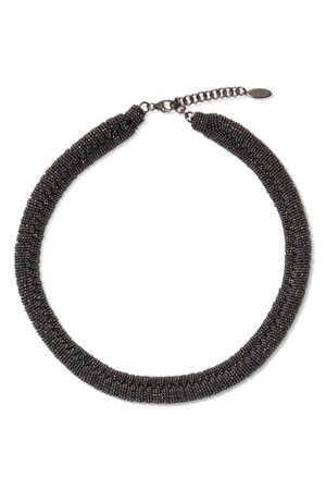 브루넬로 쿠치넬리 여성 목걸이 PRECIOUS BRAIDED CHOKER NB30