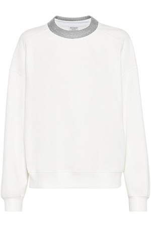 브루넬로 쿠치넬리 여성 맨투맨 후드 COTTON CREWNECK SWEATSHIRT NB30