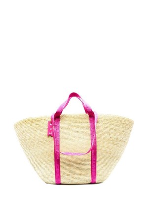 오프화이트 여성 토트백 COMMERCIAL STRAW LOGO TOTE BAG NB30