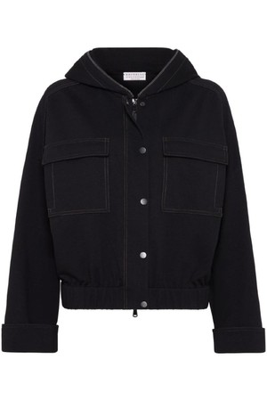 브루넬로 쿠치넬리 여성 자켓 COTTON HOODED JACKET NB30