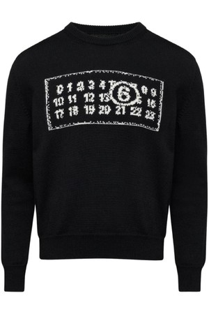 엠엠식스 메종마르지엘라 남성 스웨터 LOGO WOOL BLEND JUMPER NB30