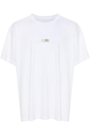 엠엠식스 메종마르지엘라 남성 티셔츠 LOGO COTTON T SHIRT NB30