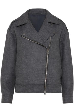 브루넬로 쿠치넬리 여성 자켓 WOOL ZIPPED JACKET NB30