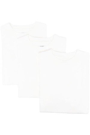 질샌더 남성 티셔츠 LOGO COTTON T SHIRT   3PACK NB30