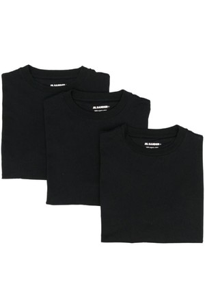 질샌더 남성 티셔츠 LOGO COTTON T SHIRT   3PACK NB30