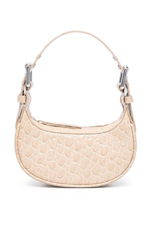 BY FAR 여성 숄더백 MINI SOHO CROCO EMBOSSED LEATHER SHOULDER BAG NB30