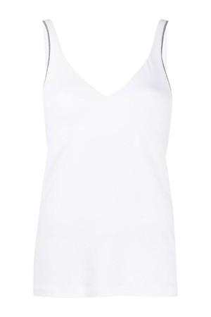 브루넬로 쿠치넬리 여성 셔츠 블라우스 V NECKED COTTON TOP NB30