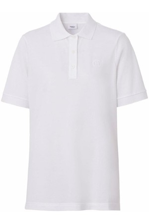 버버리 여성 티셔츠 LOGO COTTON POLO SHIRT NB30