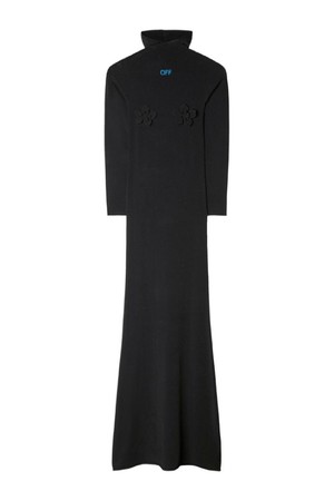 오프화이트 여성 원피스 HIGH NECK LONG DRESS NB30