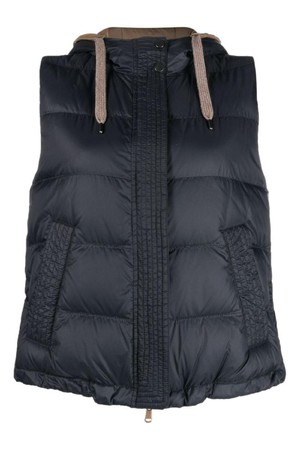 브루넬로 쿠치넬리 여성 자켓 PADDED HOODED VEST NB30