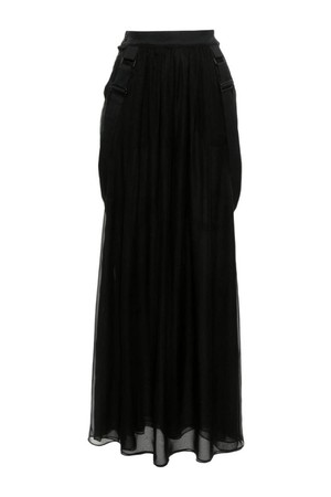 막스마라 여성 스커트 SILK CHIFFON LONG SKIRT NB30