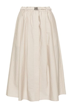 브루넬로 쿠치넬리 여성 스커트 COTTON BLEND MIDI SKIRT NB30