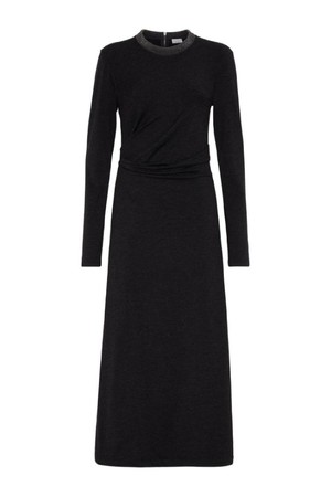 브루넬로 쿠치넬리 여성 원피스 WOOL MIDI DRESS NB30