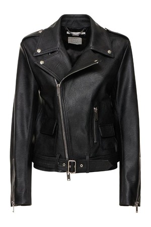 스텔라 맥카트니 여성 레더자켓 Faux leather biker jacket NB01