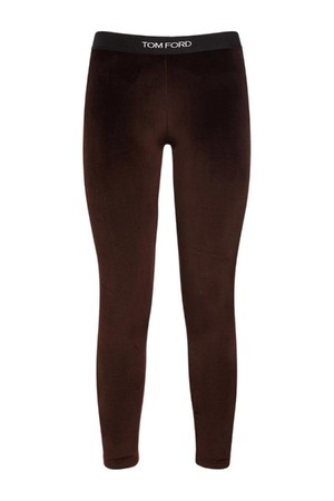 톰포드 여성 레깅스 Velvet logo high waist leggings NB01