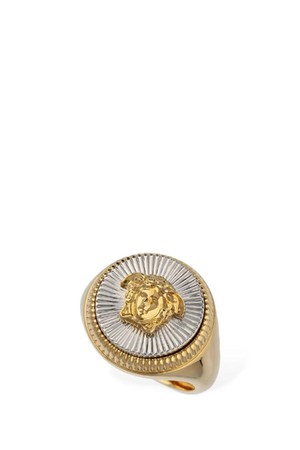 베르사체 여성 반지 Two tone Medusa thick ring NB01