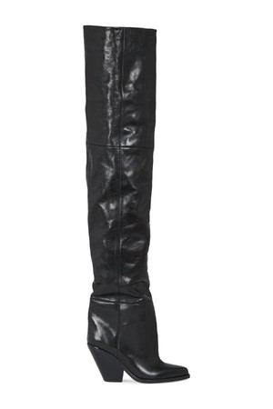 이자벨마랑 여성 니하이부츠 95mm Lalex leather over the knee boots NB01