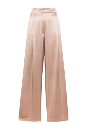 막스마라 여성 바지 SATIN WIDE LEG SILK TROUSERS NB30