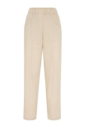 브루넬로 쿠치넬리 여성 바지 COTTON BAGGY TROUSER NB30