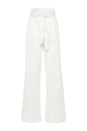 막스마라 여성 바지 COTTON AND SILK BLEND TROUSERS NB30