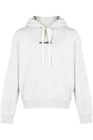 질샌더 남성 맨투맨 후드 LOGO COTTON HOODIE NB30