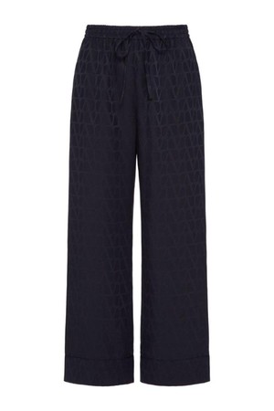 발렌티노 여성 바지 TOILE ICONOGRAPHE SILK TROUSERS NB30