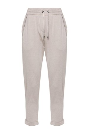 브루넬로 쿠치넬리 여성 바지 COTTON AND SILK BLEND SWEATPANTS NB30