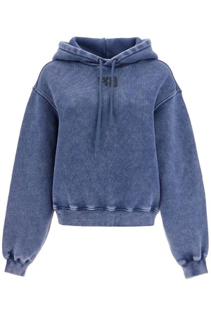 알렉산더왕 여성 맨투맨 후드 boxy hoodie with hood NB02