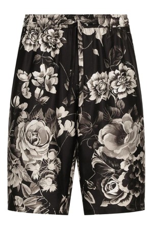 돌체앤가바나 남성 반바지 FLOWER PRINT SILK SHORTS NB30