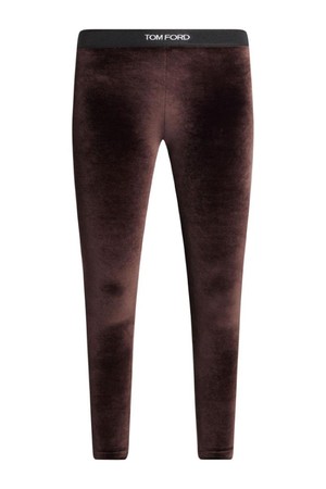 톰포드 여성 레깅스 LOGO VELVET LEGGINGS NB30