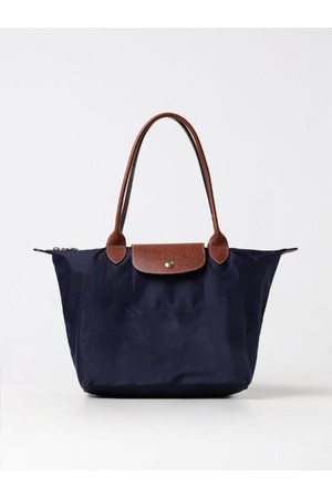 롱샴 여성 숄더백 Longchamp le pliage bag in nylon and grained leather NB03