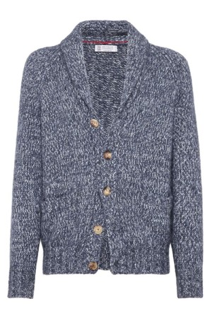 브루넬로 쿠치넬리 남성 가디건 V NECKED WOOL CARDIGAN NB30